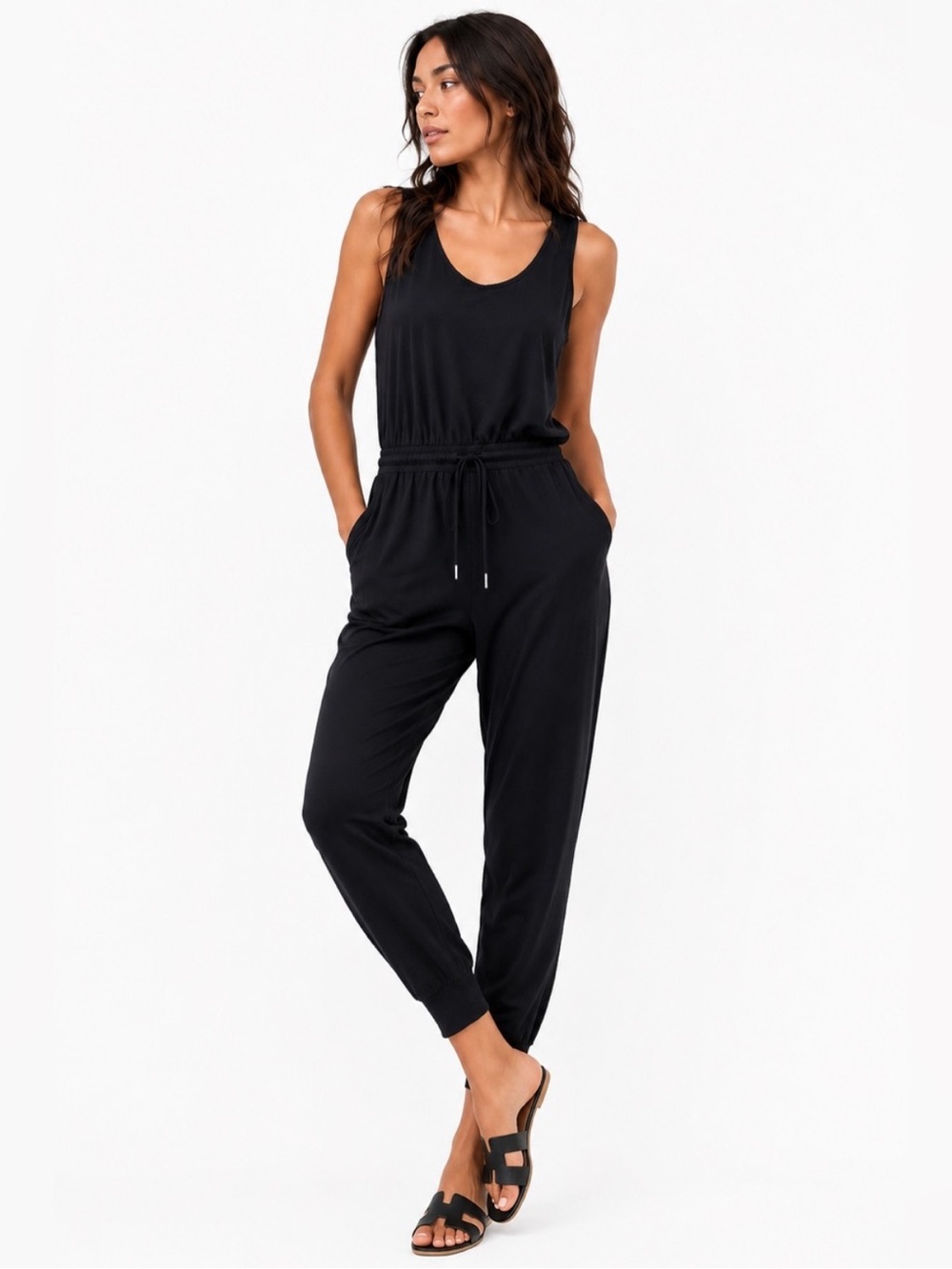 Athleta Balance Jumpsuit black NWT